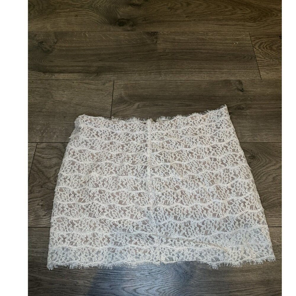 Haute Hippie Taupe Mini Skirt Women's S Small Party Boho